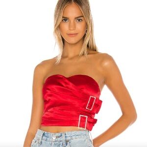 Superdown trixie strapless bustier top 💎